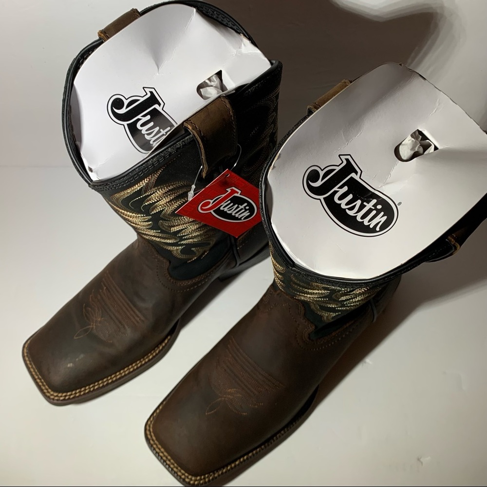 Justin Boots Stampede Chet Boot EE NEW - Picture 5 of 7